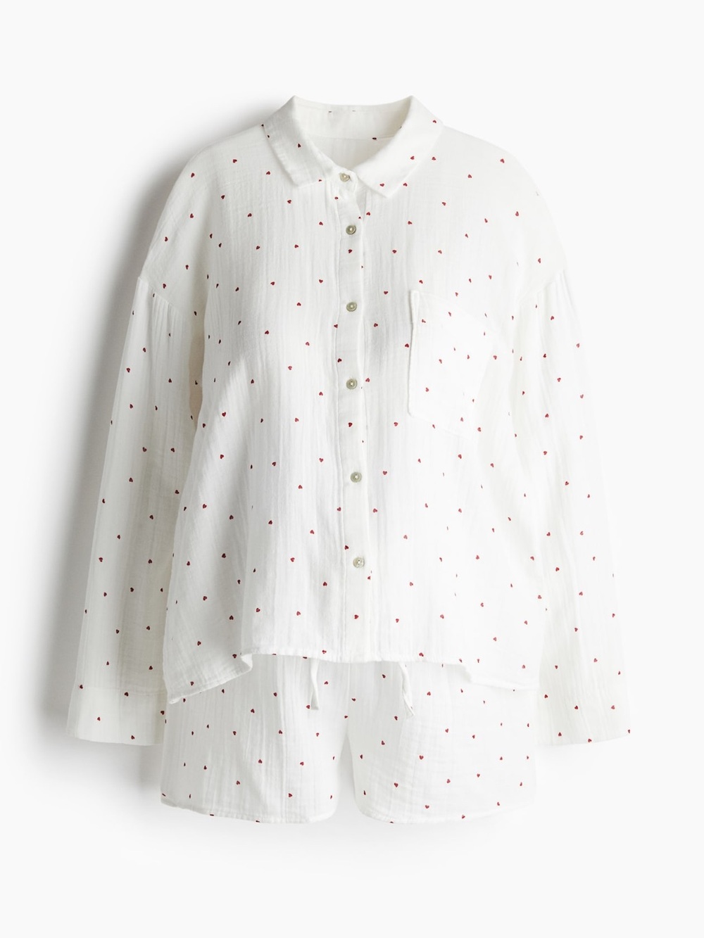 NWOT - H&M Cotton Muslin PJ Set